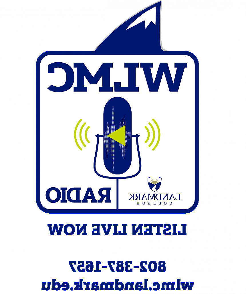 WLMC Radio at Landmark College logo